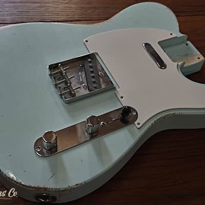 Telecaster Body Sonic Blue Relic - Vintage Style Aged Nitro image 3