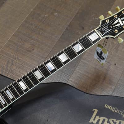 2008 Gibson Custom Shop Les Paul Custom 1954 Historic Reissue LPB-4 Electric Guitar Black Ebony + COA OHSC image 7