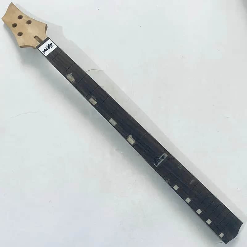 Maple 4 String Bass Neck with Rosewood 24 Frets Fingerboard image 1