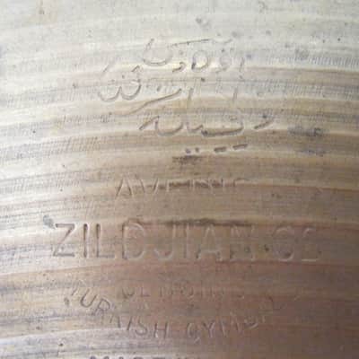 14" Zildjian A Paper-Thin Hihat Cymbal - Vintage 1950s image 6