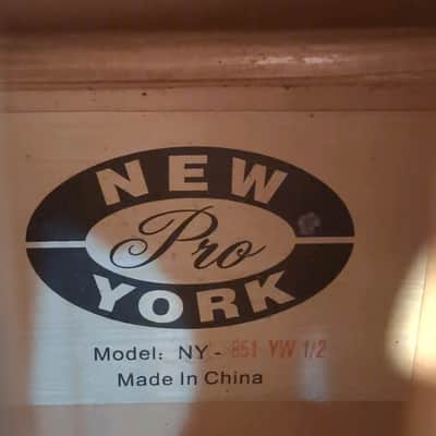 New York Pro NY-851 YW 1/2 Size Classical Acoustic Guitar image 2