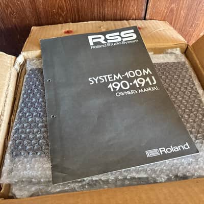 Roland Studio System-100m 190 Rare three-module rack w/ box image 11