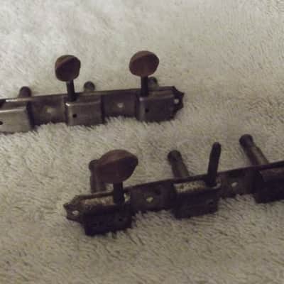 Vintage Kluson Deluxe Guitar Tuners Old Single Line Deluxe's W/ Gear Box image 1