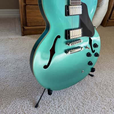 Epiphone ES-335 Traditional Pro Semi-Hollow Electric Guitar 2022 Inverness Green image 3