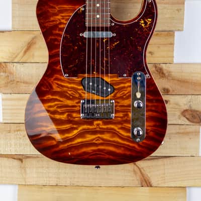 Melancon Classic Artist T Telecaster Vintage Amber Burst image 3