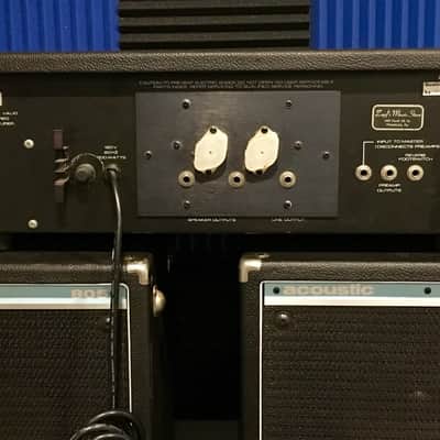 Acoustic Control Corp. PA set-up (805 Speakers, 840 Head) -- 1972, vintage and rare! image 4