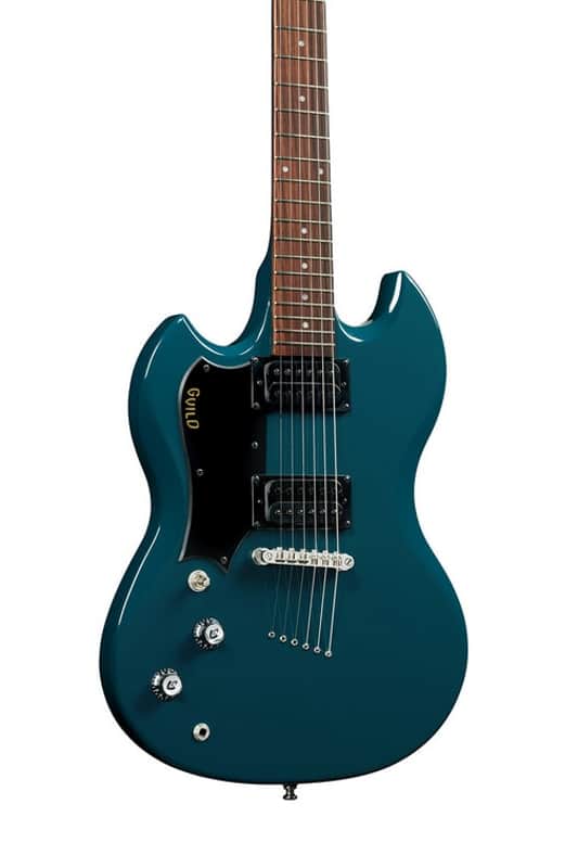 Guild Newark St. Collection Polara Left-handed, Blue Steel image 1