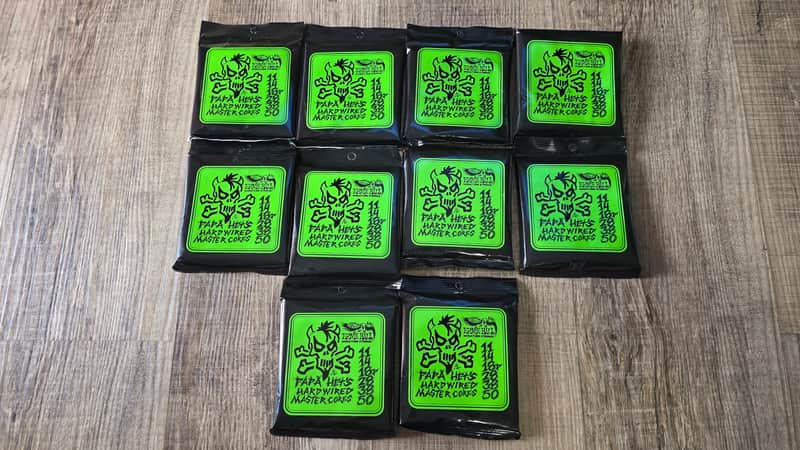 Ernie Ball Papa Het Hardwired Master Cores Electric Guitar Strings 11-50 - Lot of 10 image 1