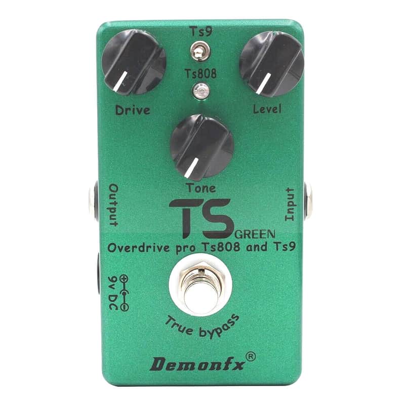 Demonfx TS Green Classic 2 in 1 Overdrive Booster Guitar Effect Pedal image 1