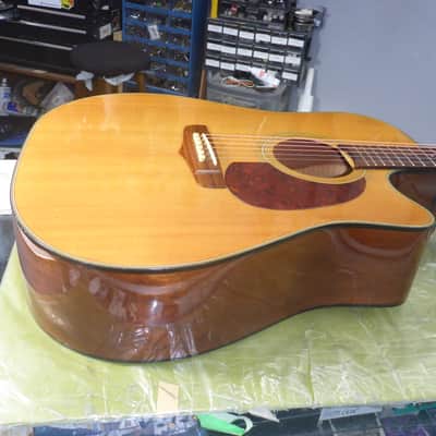 Fender Right Handed California Series San Miguel Acoustic : Leveled, Crowned & Dressed Frets '90-'92 - Natural image 5