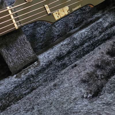 ESP Surveyor II 5 String Bass Black Ash Body EMG Music Man Stingray Pickup Active EQ Coil Tap for Precision Jazz PJ Tones MIJ Japan image 12