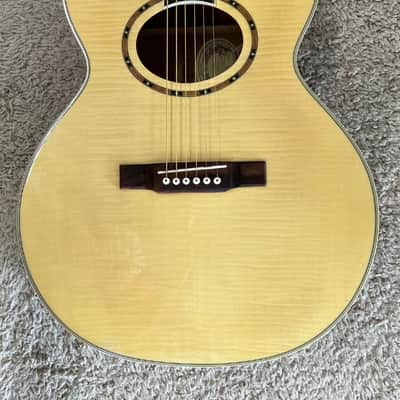 Washburn EA9F Festival Series Acoustic Electric Guitar w/Hardshell Case-Natural image 9