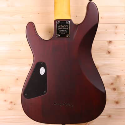 Schecter Omen 7 7-String Electric Guitar - Rosewood Fingerboard, Walnut Satin image 6