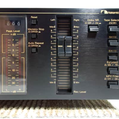 1986 Nakamichi BX-100 Stereo Cassette Deck New Belts & Serviced 03-03-2025 Excellent Condition #472 image 4