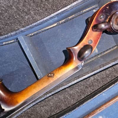 Vintage National Inst size 3/4 violin with case. USA. Good Condition. image 11
