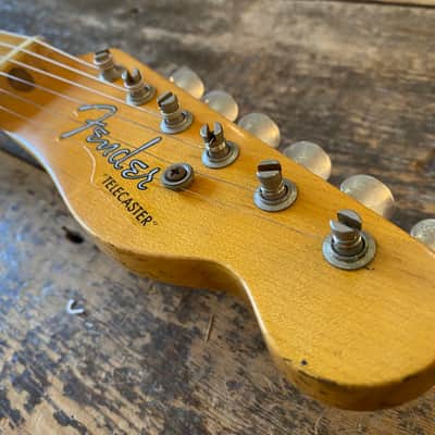 Fender Custom Shop 1953 RI Heavy Aged Butterscotch with OHSC & Docs image 12