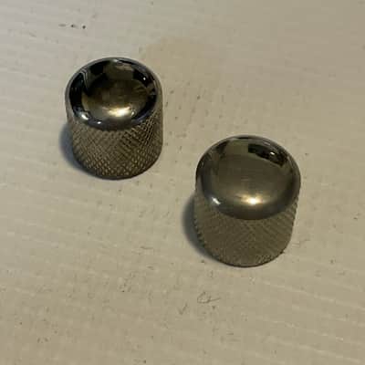 2000's Korean Era Ibanez S470QS S & RG Series Cosmo Black Factory Metal Push On Style Knob Set image 3