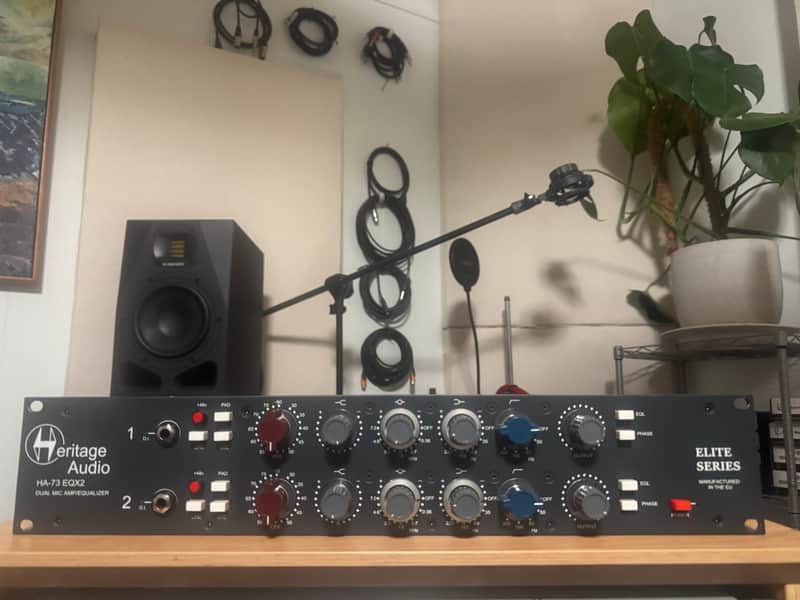 Heritage Audio HA-73 EQX2 Elite Series Dual-Channel Mic Preamp / EQ 2017 - 2019 - Blue image 1