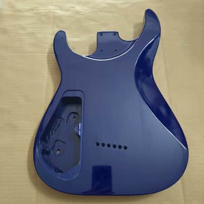 Blue Quilted Maple Top HH Guitat Basswood Body image 2