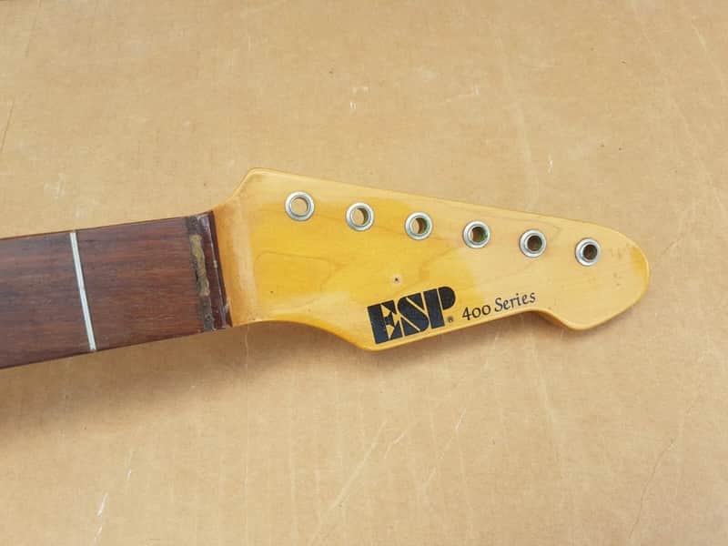 1982 ESP 400 SERIES STR*T ROSEWOOD NECK - V SHAPE image 1