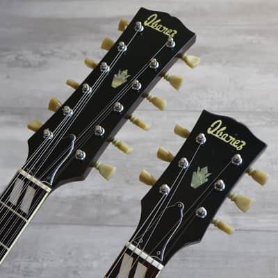 1975 Ibanez Japan 2402 (EDS-1275) Double Neck 6/12 SG (Walnut) image 2
