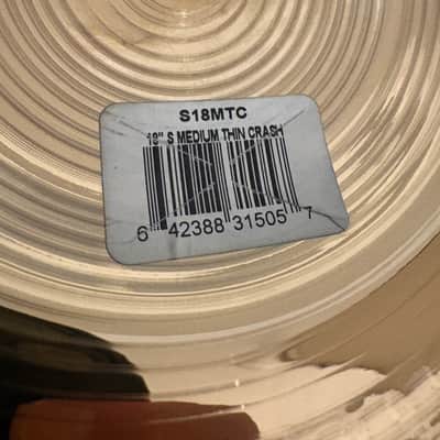 Zildjian 18" S Series Medium Thin Crash Cymbal 2016 - Present - Brilliant image 13