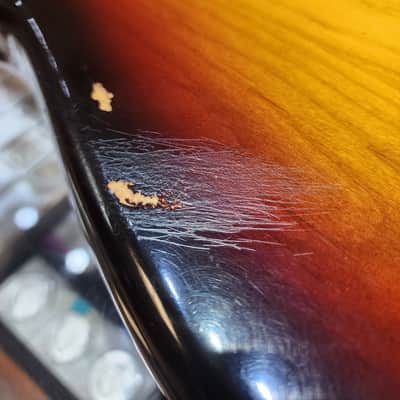 Fender Precision Bass with Maple Fretboard 1970 - 1983 - Sunburst image 11
