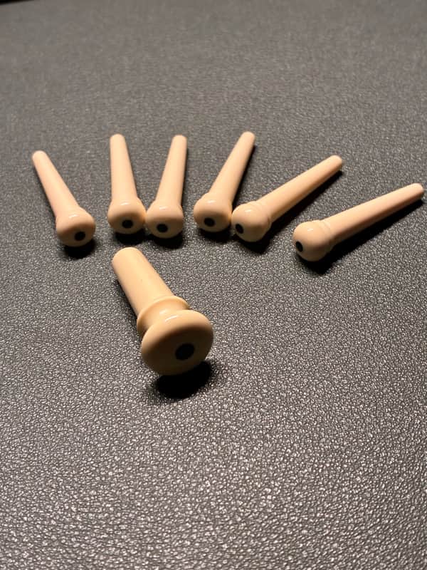 Antique Acoustics '31-'39 D-28 Style Bridge Pins - Ivory image 1