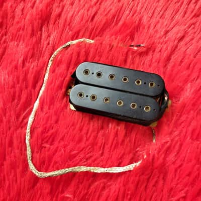 DiMarzio DP104 Super II 1977 - Double Black - 2 Conductor - Brass Baseplate - Not Functioning Both Coils Open image 2