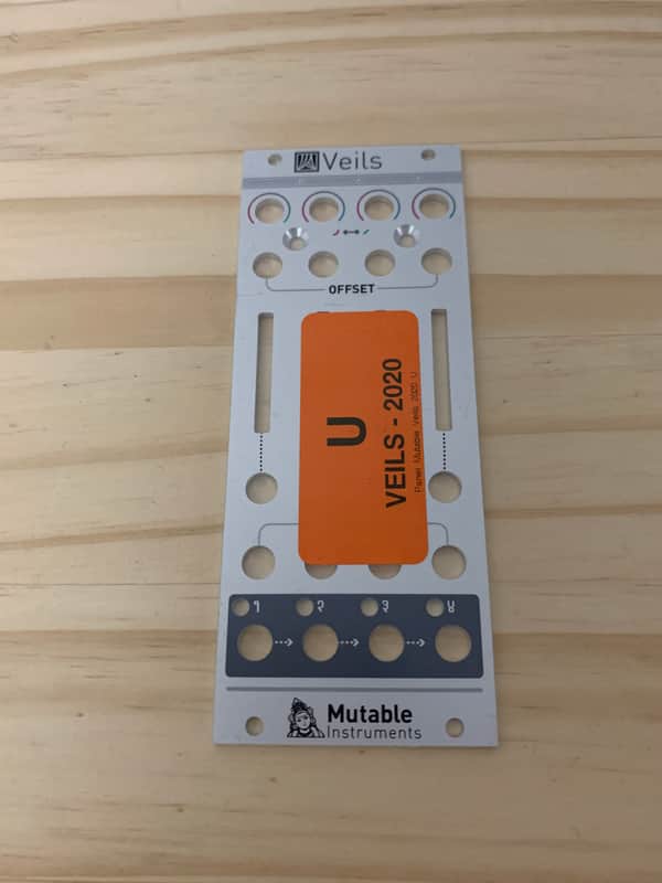 Mutable Instruments Veils Panel- Aluminum imagen 1