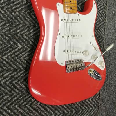 Fender  Hank Marvin Stratocaster MIJ 1996 Fiesta Red image 4