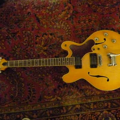 RARE Mosrite Blonde Celebrity Hollowbody 1972? guitar serial #1c0183 image 3
