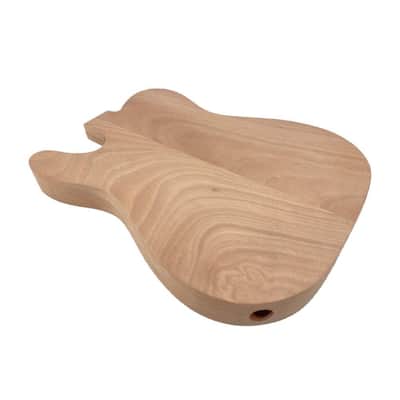 Electric Guitar Body Blank Solid wood Electric Guitar Body Unfinished Project Guitar Body Replacement (Mahogany wood) image 8