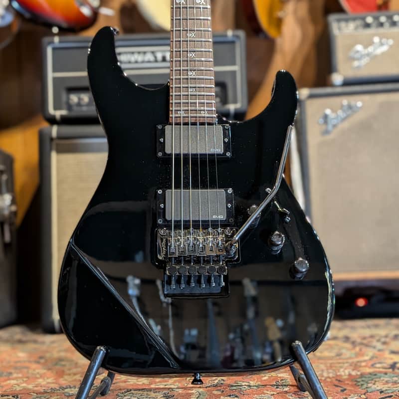 ESP KH-2 Kirk Hammett Signature Neck Thru 2009 - Black image 1