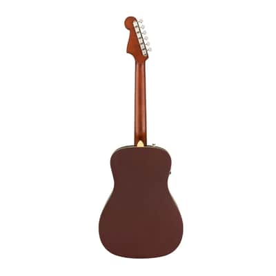 Fender Malibu Player 6-String Acoustic Guitar (Right-Hand, Burgundy Satin) with FB405 Dreadnought Gig Bag (Black), Instrument Cable, Adjustable Guitar Stand, FT-1 Pro Clip-On Tuner Bundle image 17