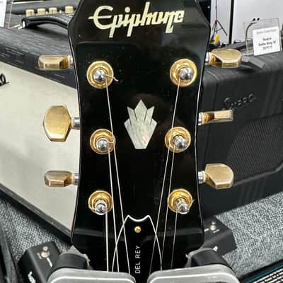 Epiphone Del Rey 1995 - 2000 - Trans Amber Burst image 8