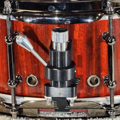 JT Custom Drums 14x5.5" Solid Padauk Stave Snare 2022 Natural image 8