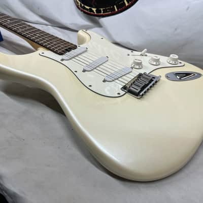 Fender American Elite Stratocaster Strat Electric Guitar - Olympic Pearl image 19