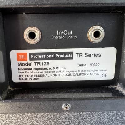 Used JBL TR125 PAIR SPEAKERS image 3