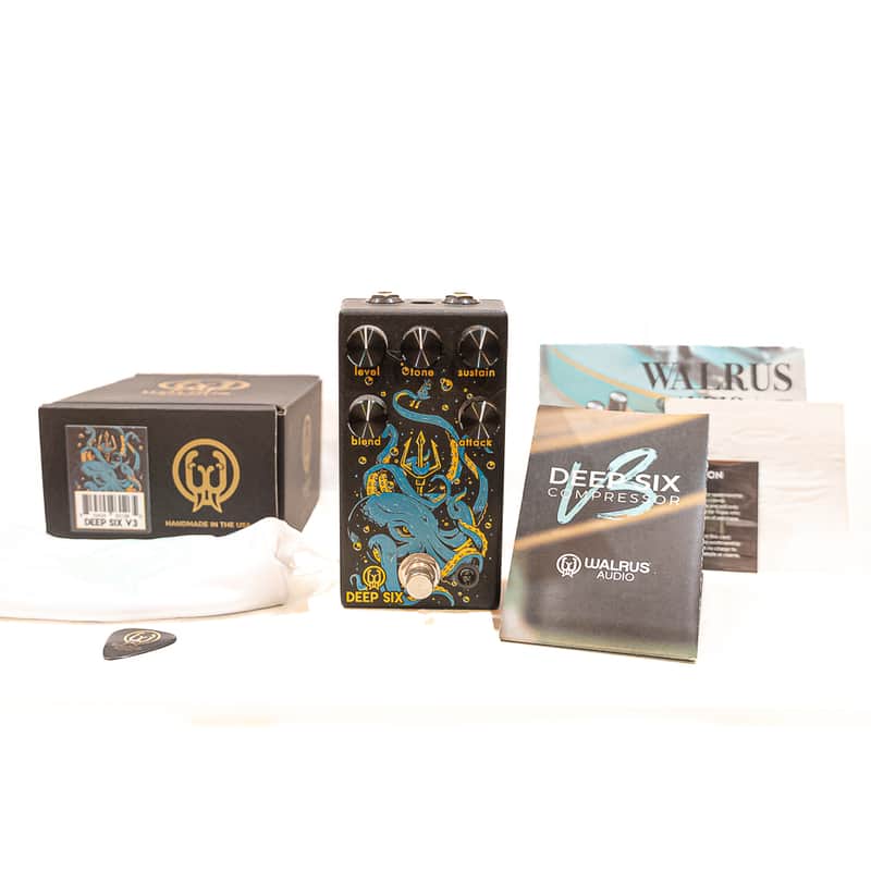 Walrus Audio Deep Six Compressor V3 Level 1 Limited Edition Effects Pedal w/ Box image 1