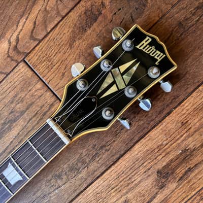 Rare Vintage 1973 Burny FSG-80 Electric Guitar Walnut P90s Vibrola Tremolo MIJ Japan image 9