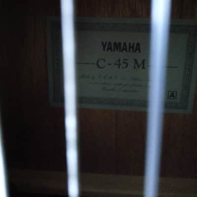 Yamaha C45M Classical Guitar image 8