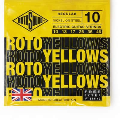 Rotosound Regular Electric Guitar Strings  3 Set Bundle 10-46 image 3