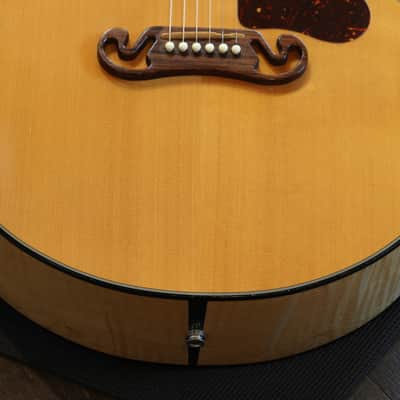2002 Gibson J-100 Xtra Jumbo Maple Spruce Acoustic Guitar Antique Natural + OHSC image 5