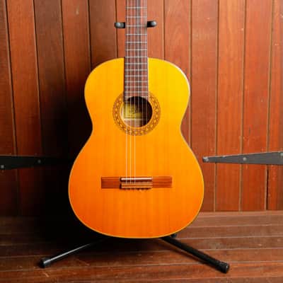 Aria A578 Classical Nylon String Acoustic Guitar Vintage MIJ Pre-Owned image 2