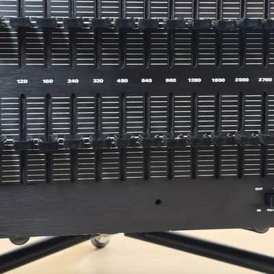 SAE  2700B EQ Stereo Half Octave Equalizer Model 2700B 1976 Black Aluminum image 5
