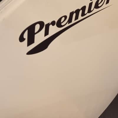 Premier 24" bass drum head 90s-00s - White 🤍 image 3