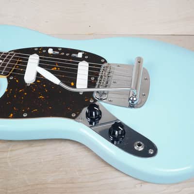 Fender MG69-LH Mustang '69 Reissue Left Handed MIJ 2012 Sonic Blue Japan w/ Gig Bag image 6