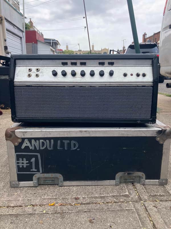 Ampeg SVT "Black Line" 300-Watt Bass Amp Head 1972 - 1975 - Black image 1