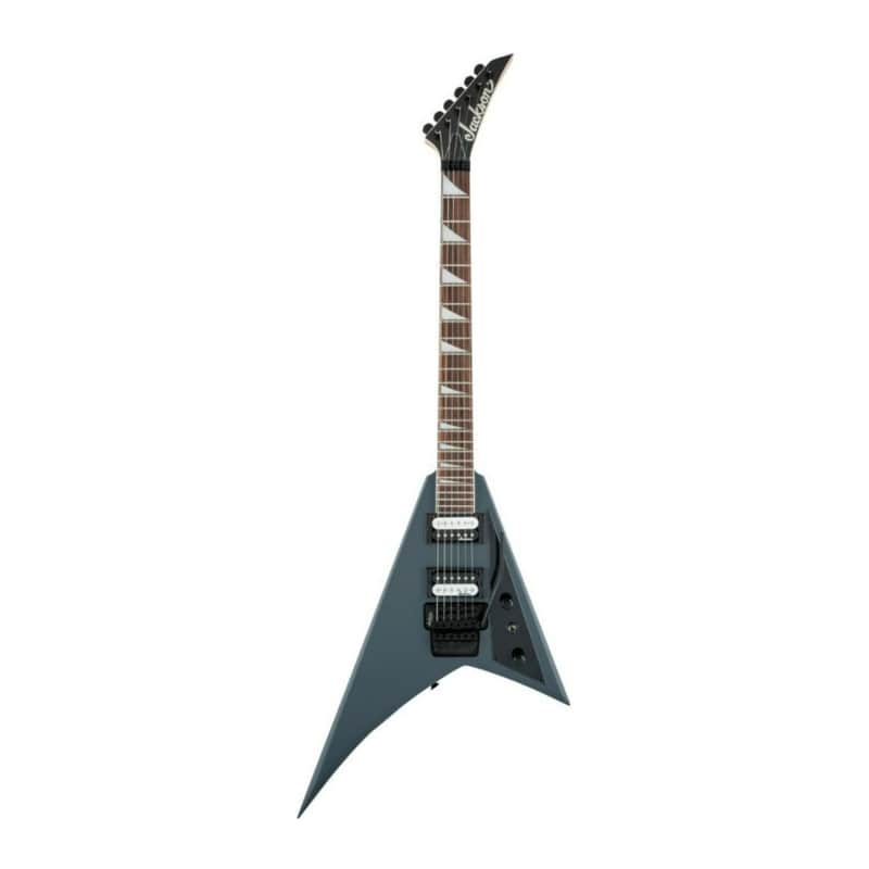 Jackson JS Series Rhoads JS32 6-String Right-Handed Electric Guitar with Poplar Body, Maple Neck, and Amaranth Fingerboard (Satin Gray) image 1
